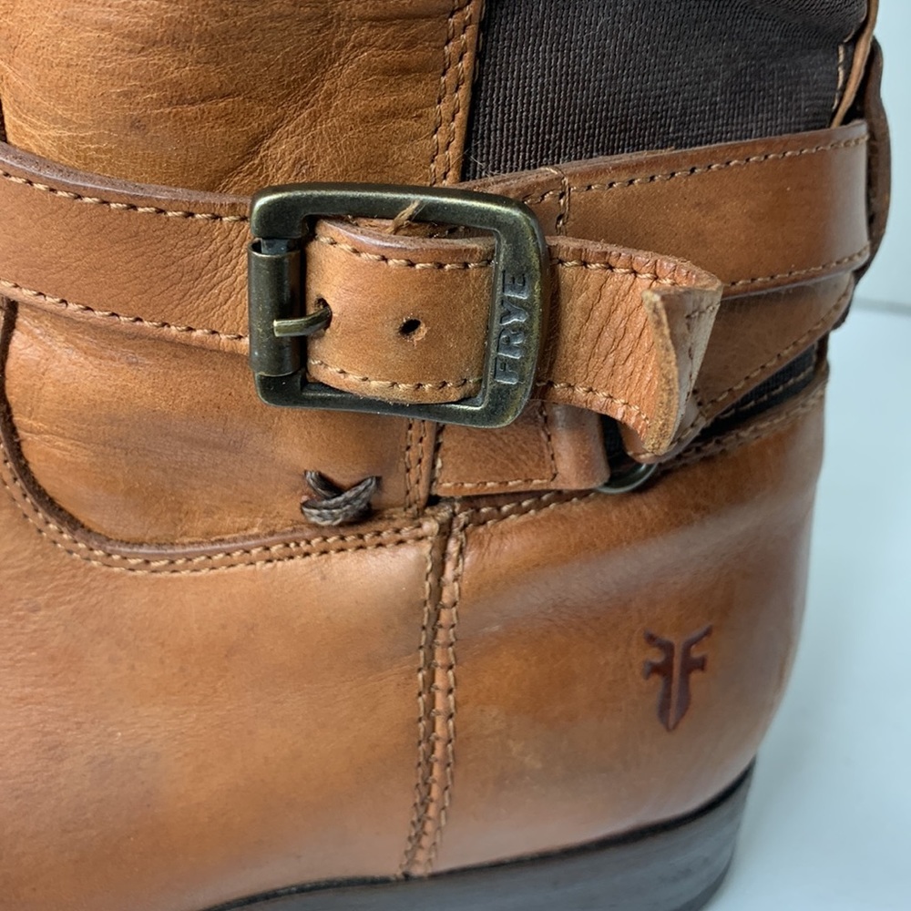 cognac leather riding boots